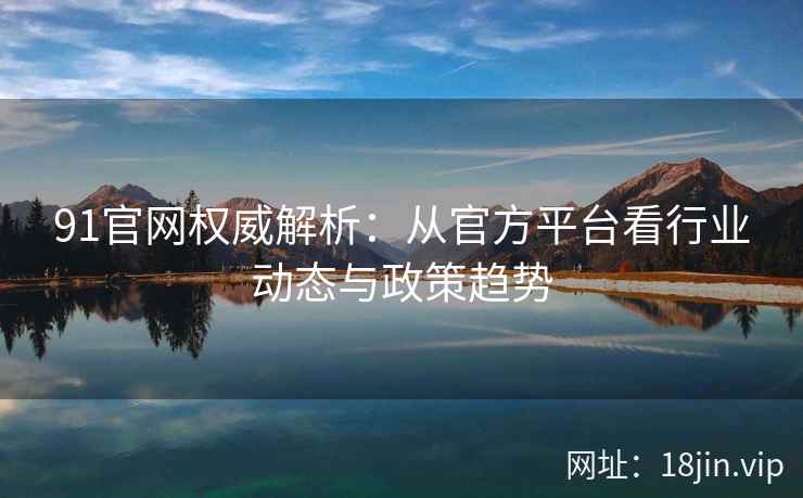 91官网权威解析：从官方平台看行业动态与政策趋势