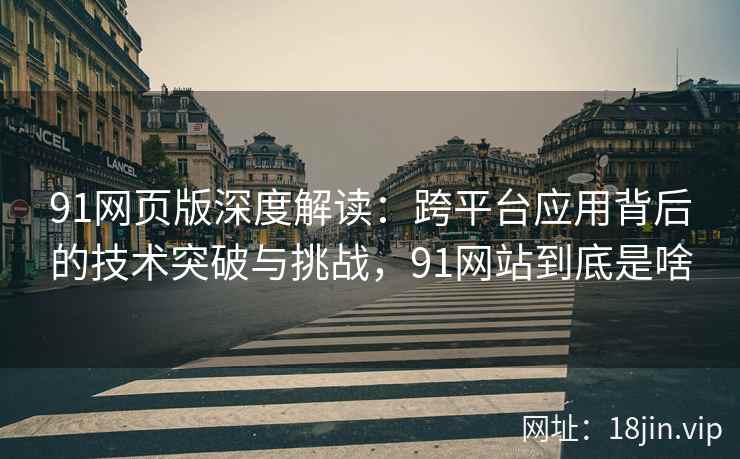 91网页版深度解读：跨平台应用背后的技术突破与挑战，91网站到底是啥