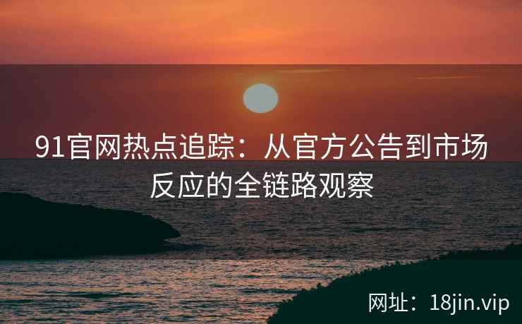 91官网热点追踪：从官方公告到市场反应的全链路观察